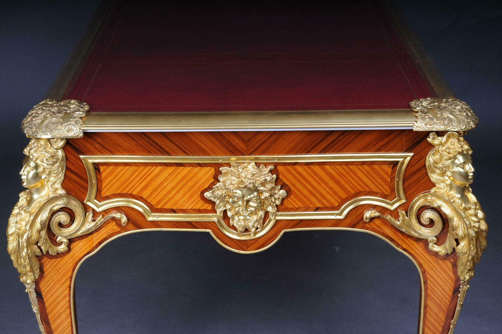 17658.0 20th Century Bureau Plat Or Desk By The Model Of Andre Charles Boulle photo