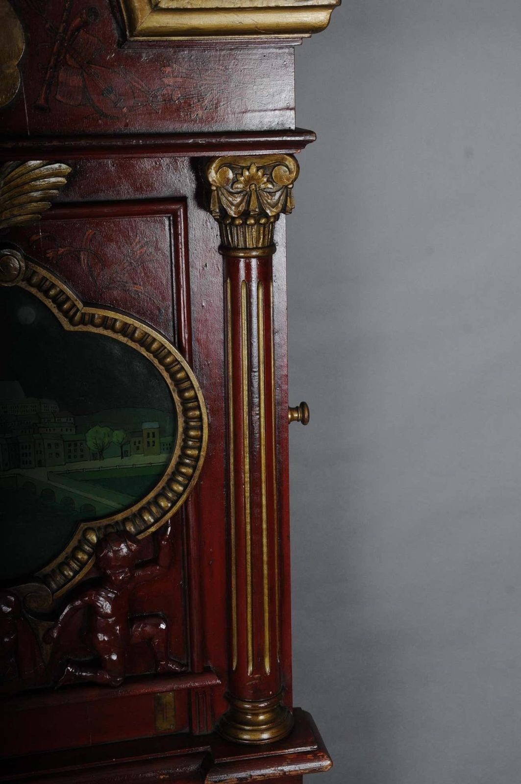 19th Century Exceptional Solitare Wall Decoration / Wall Covering With Painting photo buy