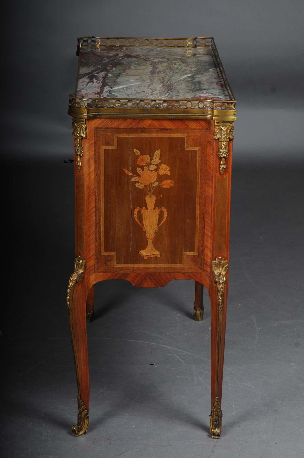 19th Century French Marquetry Chest Of Drawers Transition, Napoleon III, Circa 1870 photo 6246.0