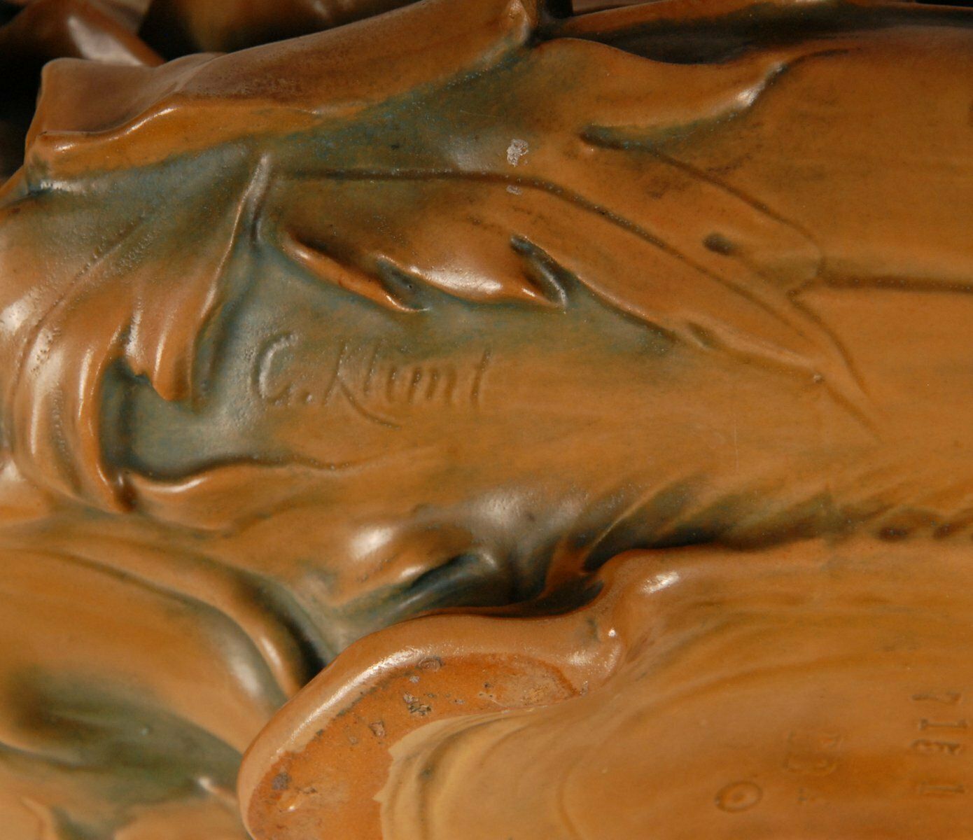 Art Nouveau Pottery Vase By George Klimt For Bernard Bloch photo 961.0
