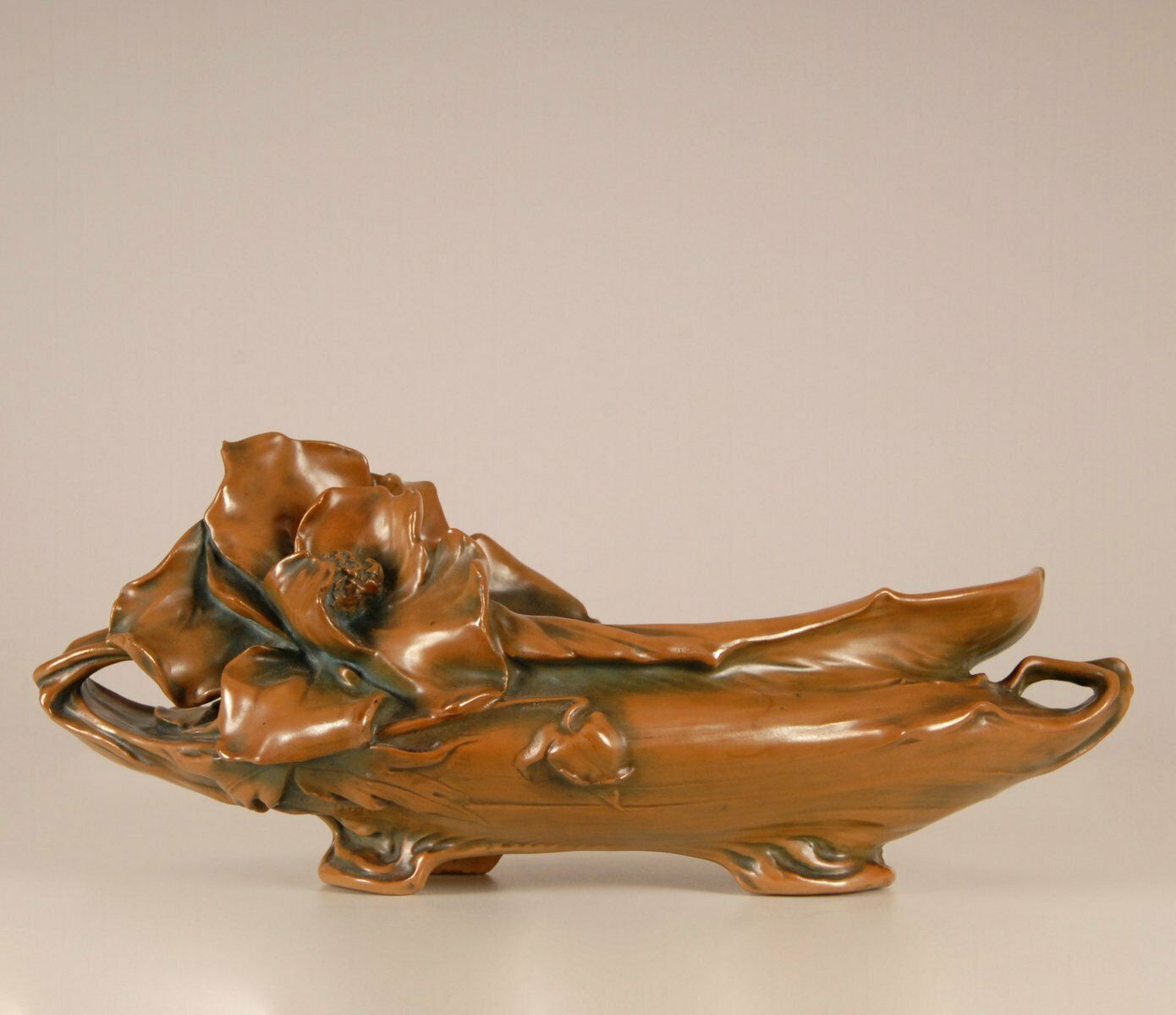 photo for sale Art Nouveau Pottery Vase By George Klimt For Bernard Bloch