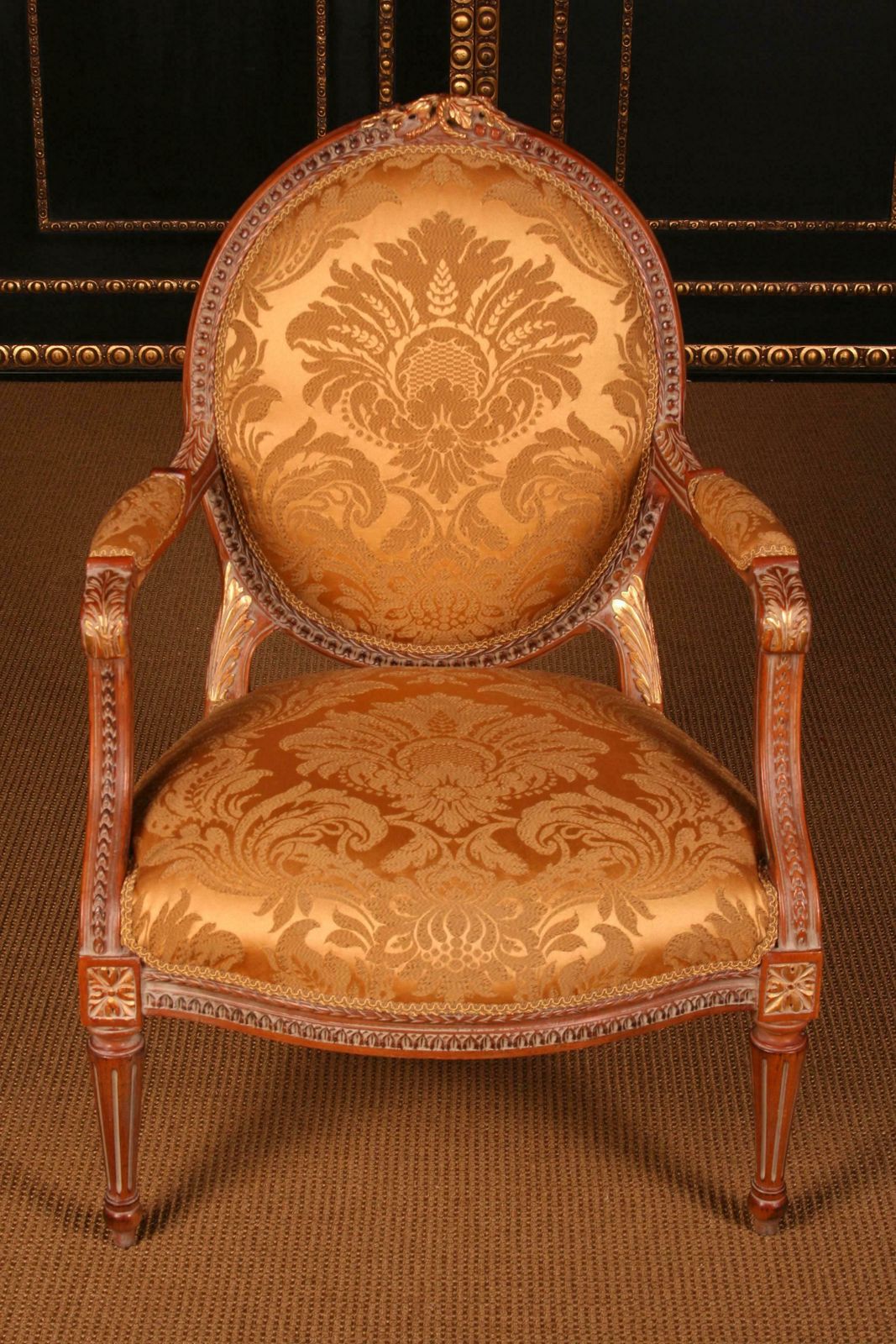 20th Century Louis Seize Style Wood French Seating Group Garniture photo vintage