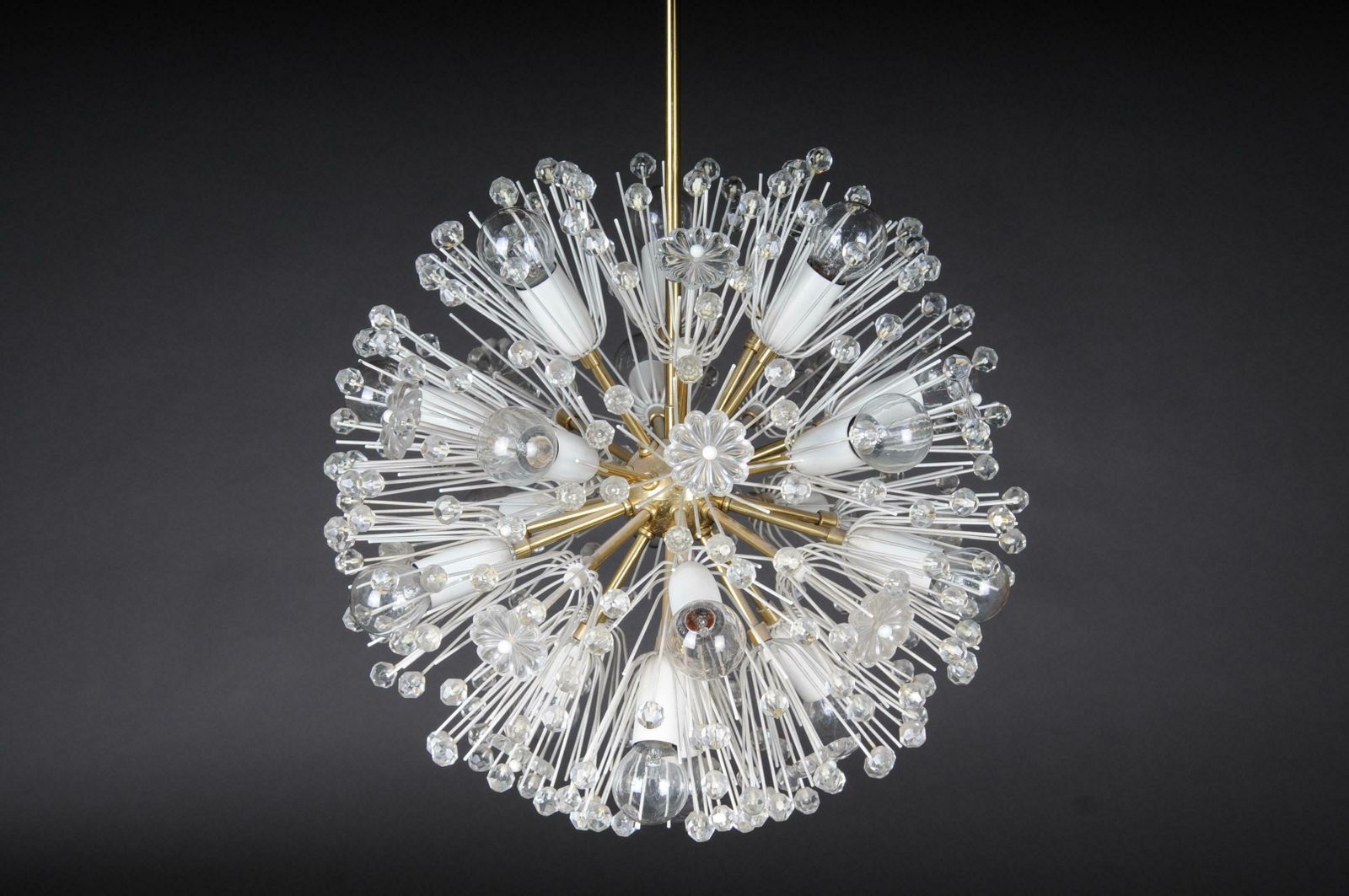 Emil Stejnar Vintage Chandelier / Lamp Snowball 50s / 60s, Medium photo furniture