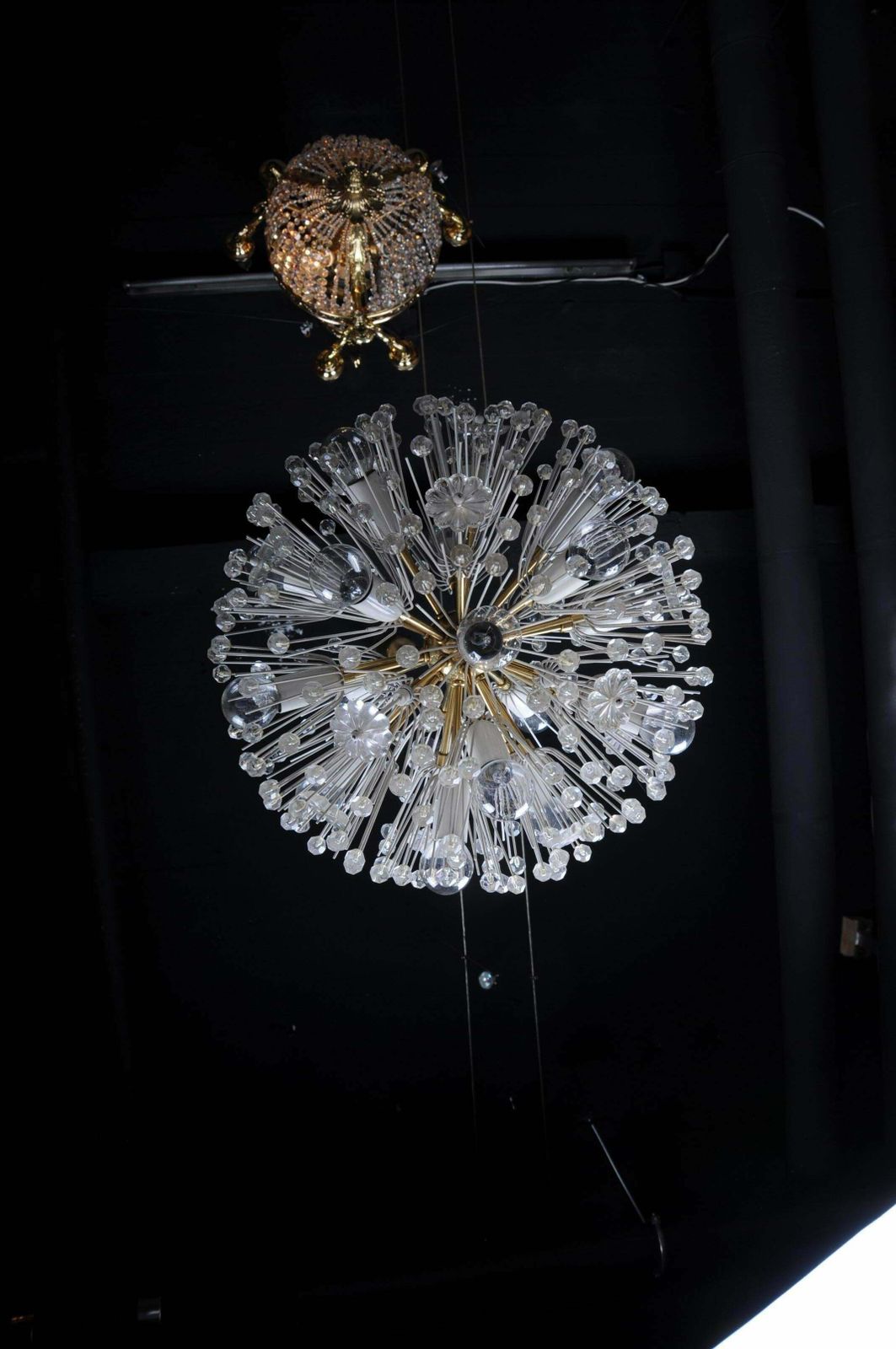 photo furniture Emil Stejnar Vintage Chandelier / Lamp Snowball 50s / 60s, Medium