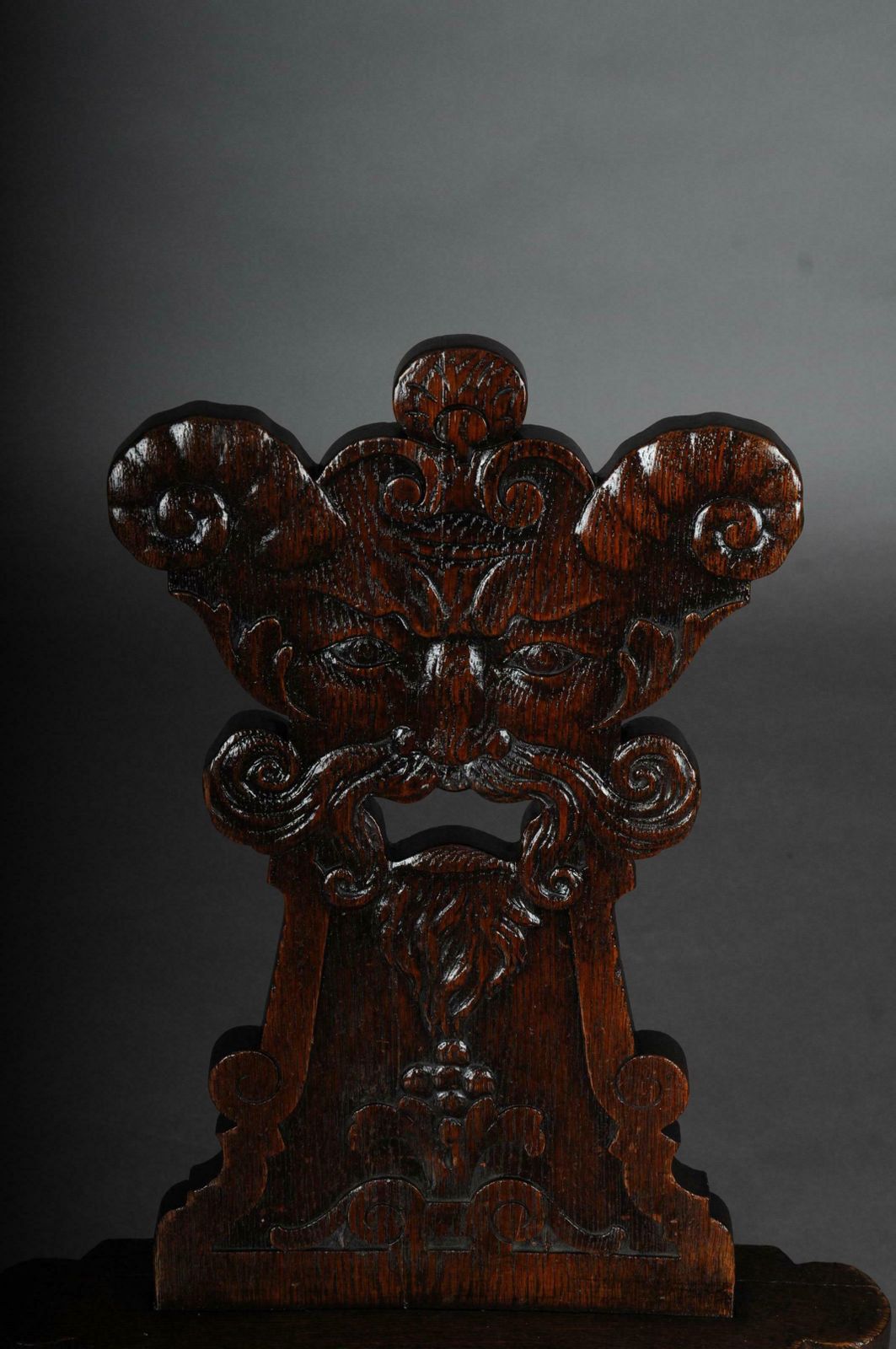 Antique Neo Renaissance Board Chair Historicism Circa 1870, Oak C photo for sale