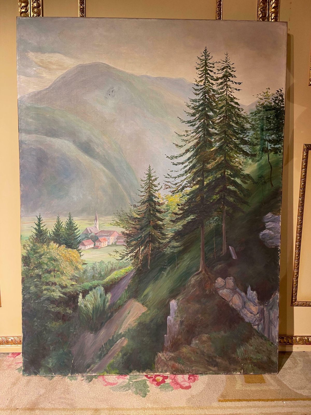 Monumental Painting  Landscape Painting  Germany photo furniture