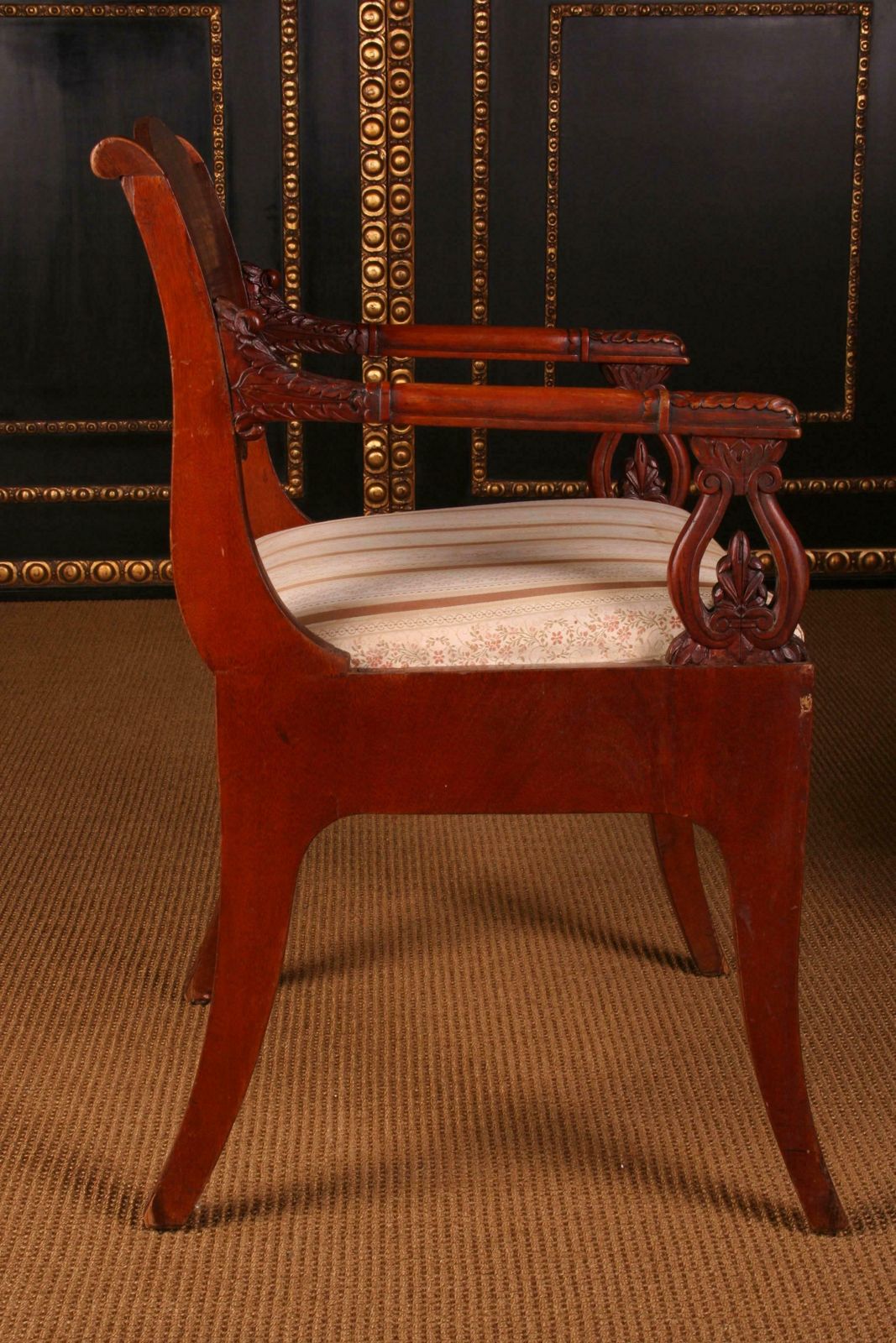 photo furniture 19th Century Empire Style A Russian Armchair
