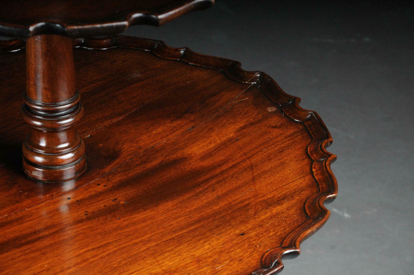 Furniture 19th Century Rare English Side Table / étagère, Victorian, Mahogany photo
