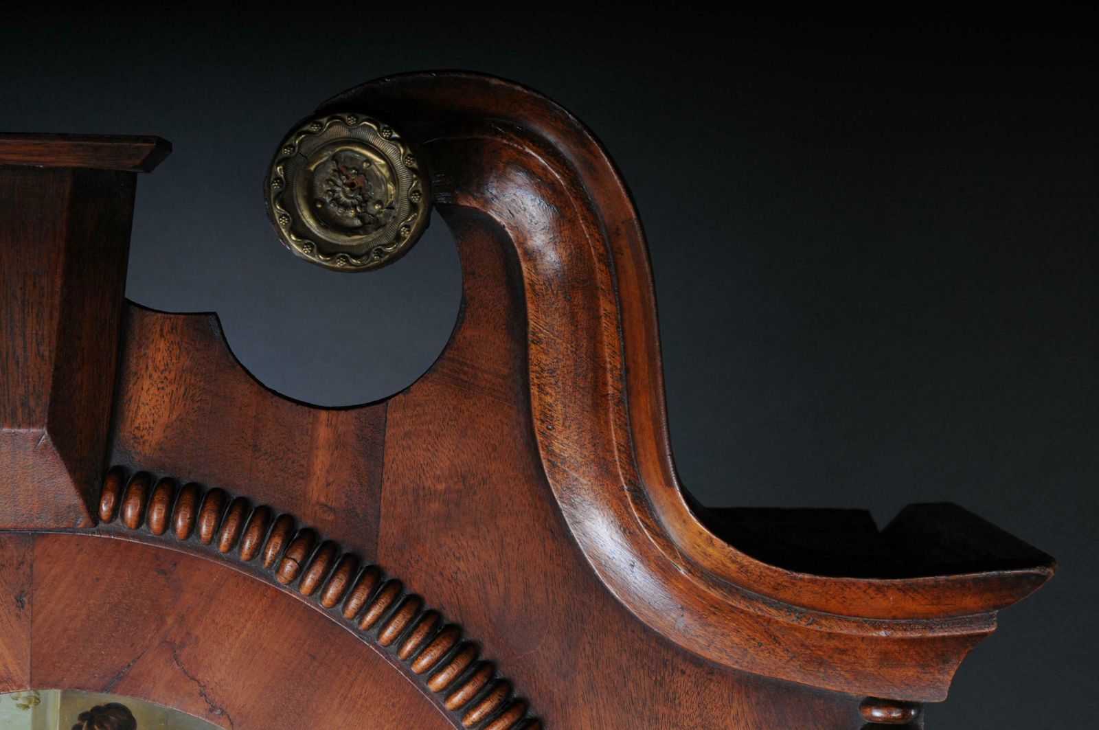 Unique Antique English Grandfather Clock  Mahogany  18th Century photo Home Decor
