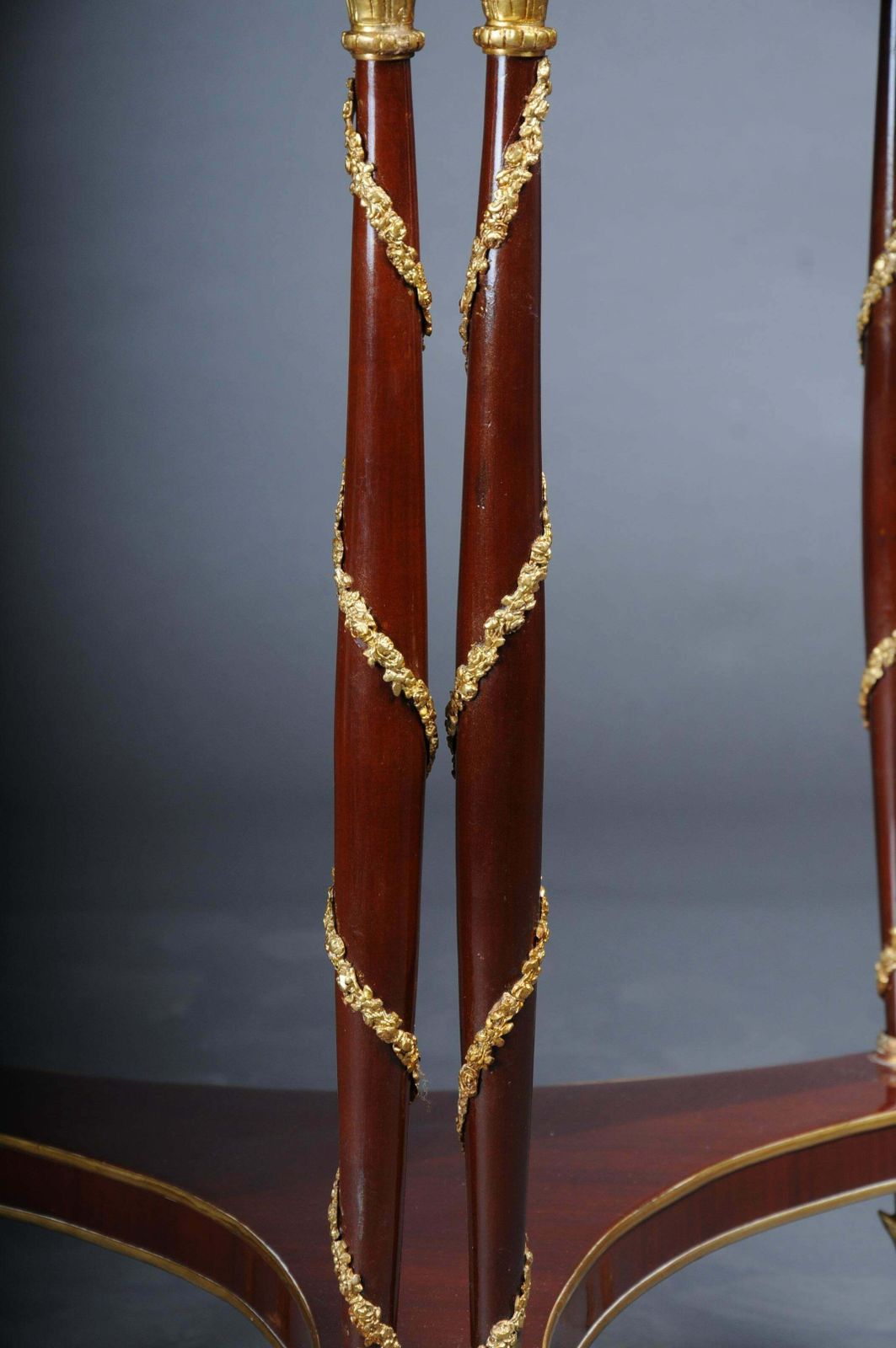 20th Century Majestic Empire Salon Table/Gueridon, Beechwood, Marble photo buy