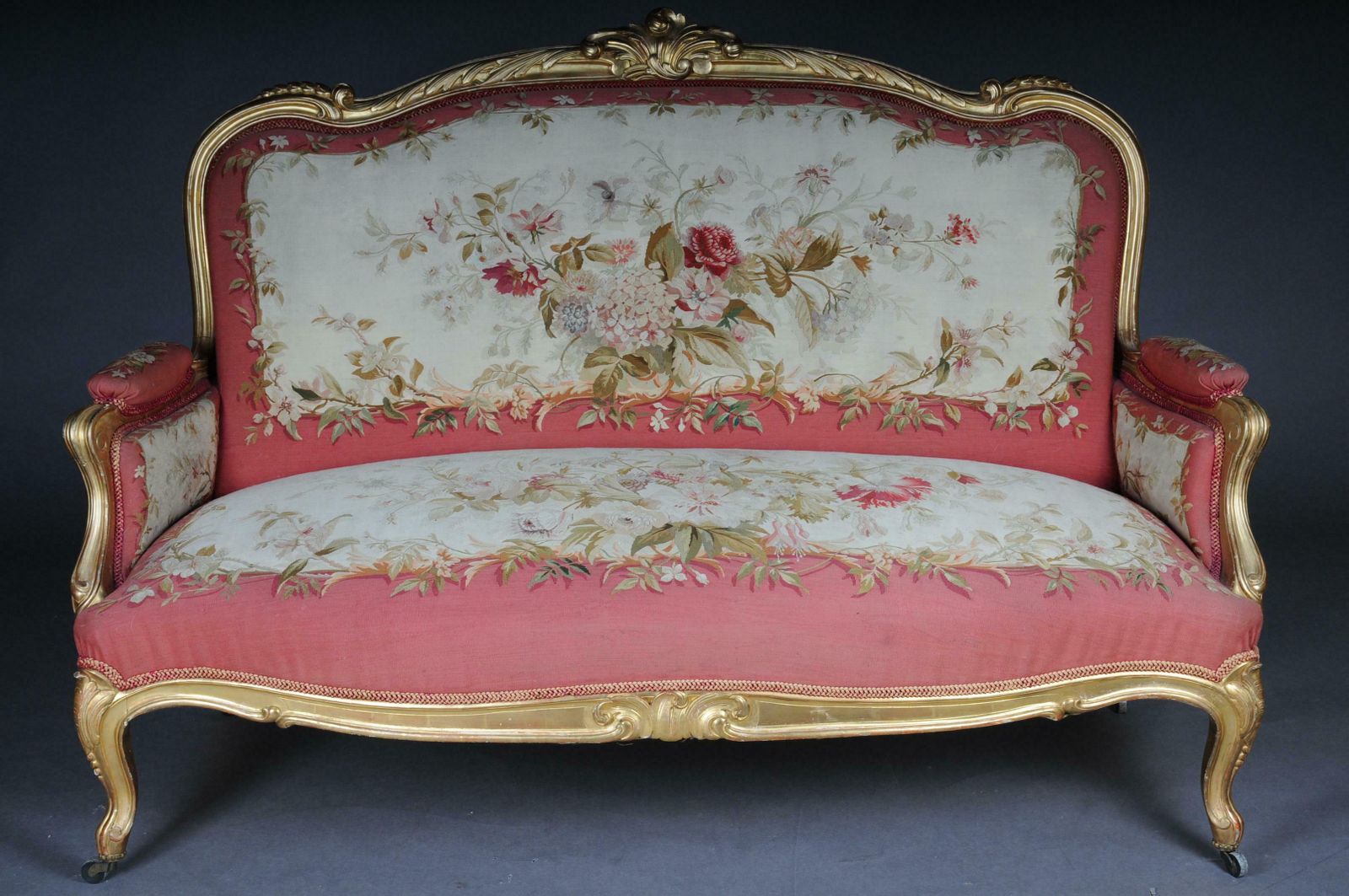 Royal Louis XV Or Rococo Tapestry Sofa And Chairs Gold Napoleon III 1880 photo 12026.0