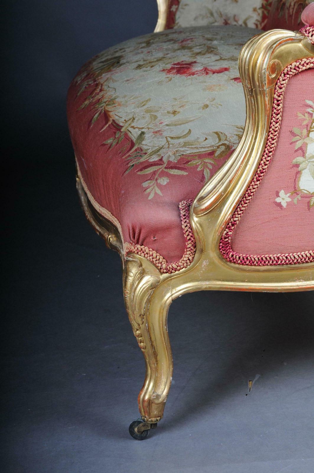 photo buy Royal Louis XV Or Rococo Tapestry Sofa And Chairs Gold Napoleon III 1880