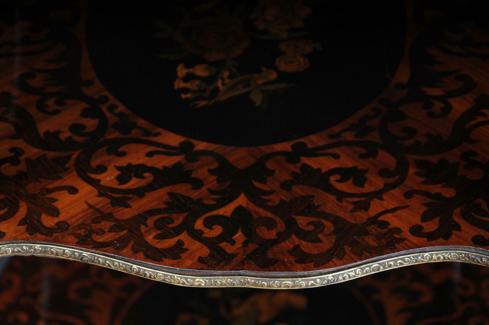 19th Century Marquetry Side Table With Jewellery Box  Circa 1870 photo buy