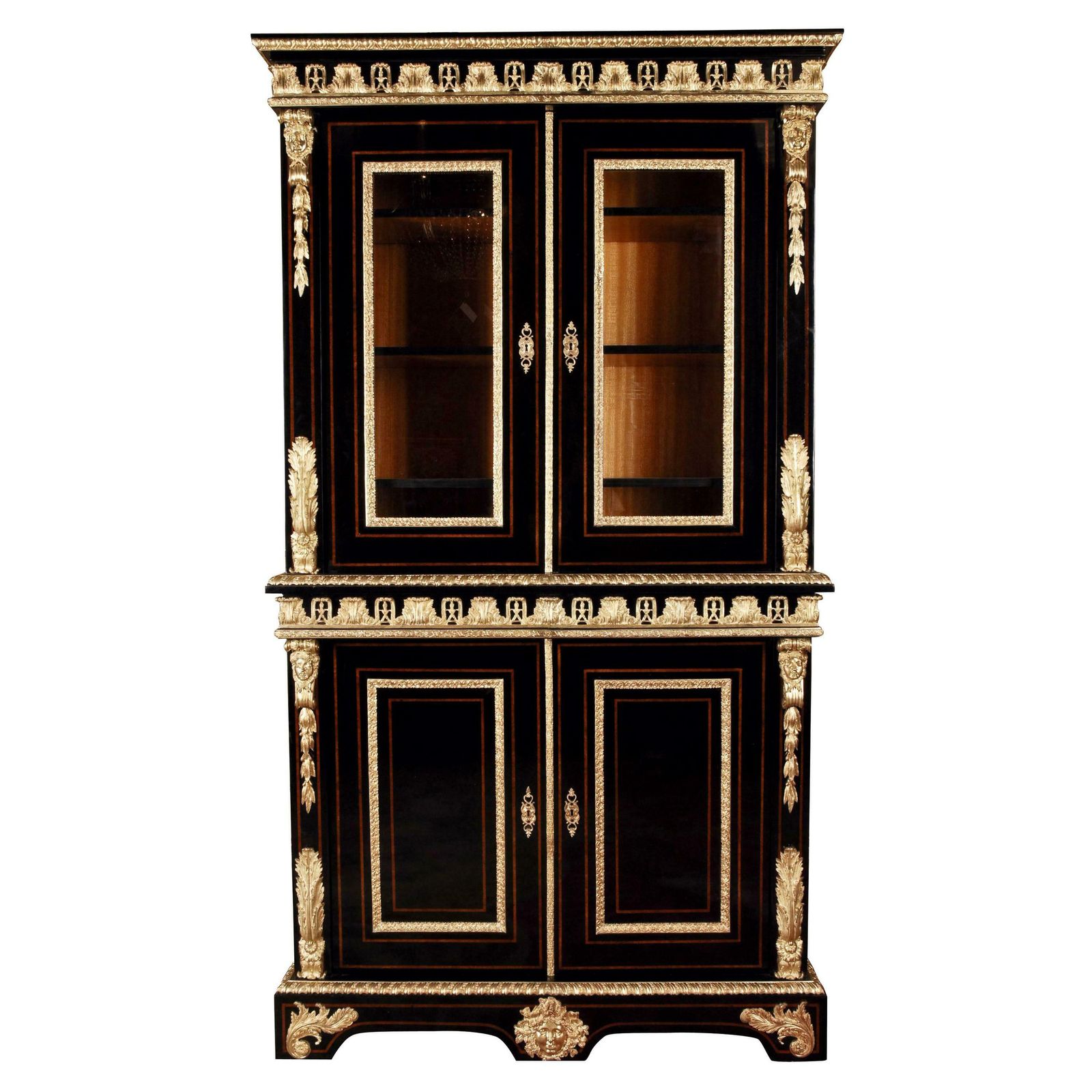 20th Century Louis XIV Style French Library Bookcase