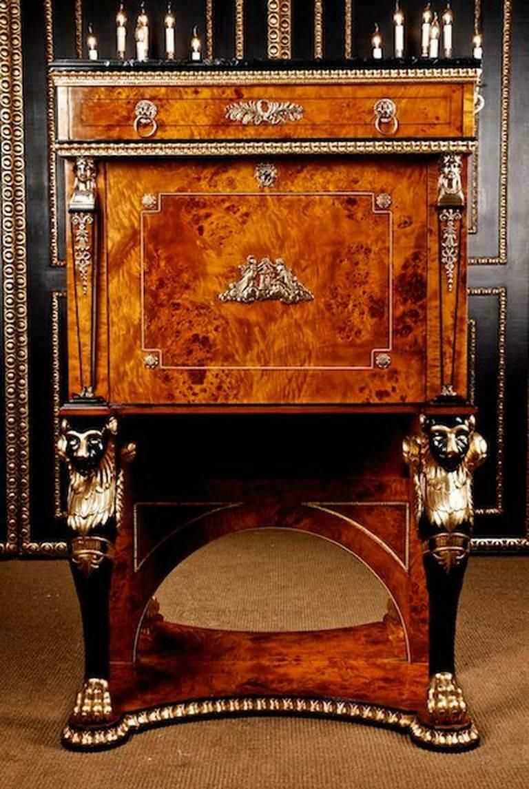 20th Century Biedermeier Style Napoleon Secretaire photo furniture