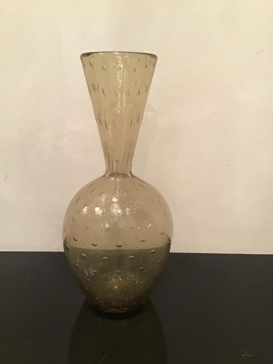 Barovier E Toso Vase Murano Glass 1950 Italy photo vinterior