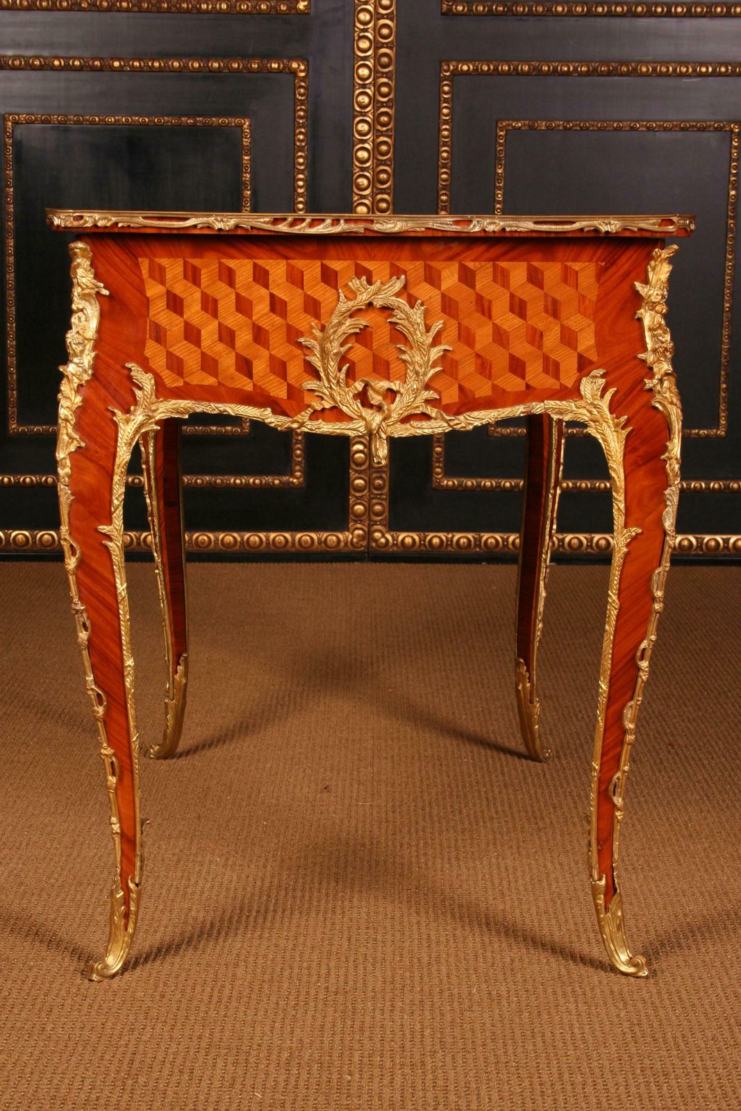 French Bureau Plat In Louis XV Style After Francois Linke photo buy