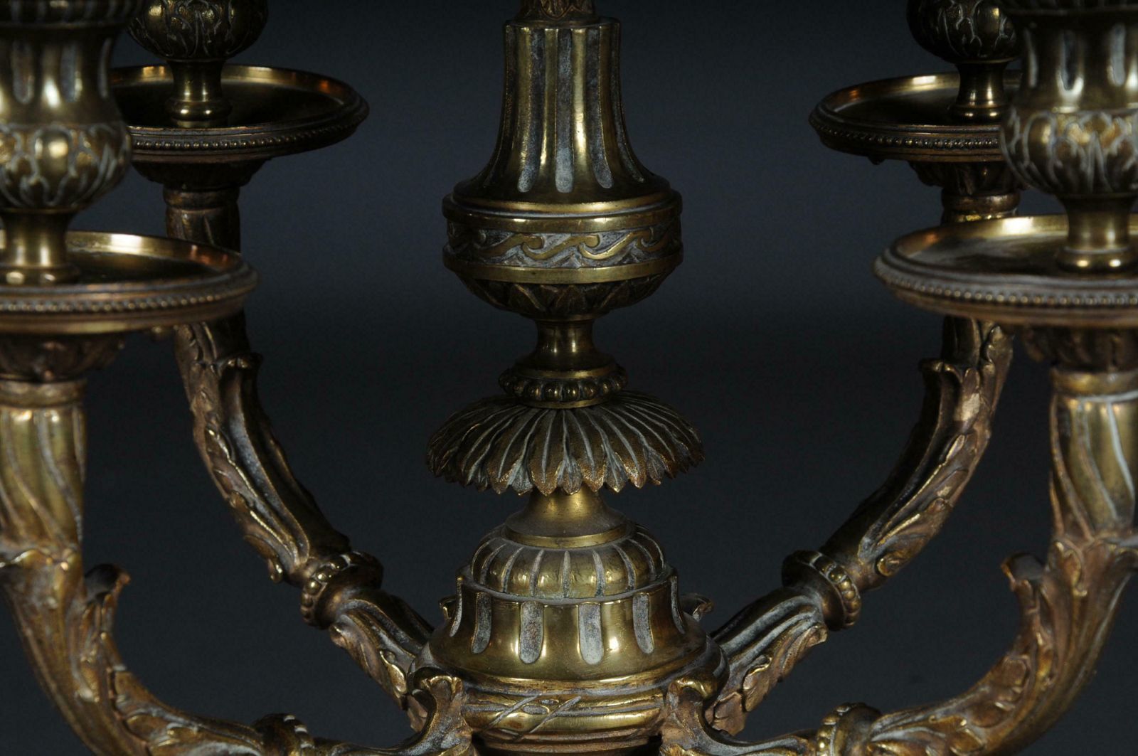 Home Decor Antique French Bronze Candelabra / Candelabra Louis Seize XVI photo