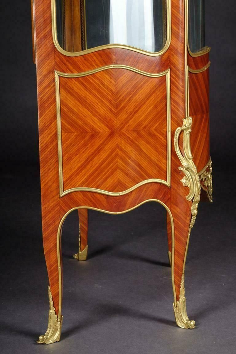 20th Century Louis XV Style French Salon Vitrine photo vintage
