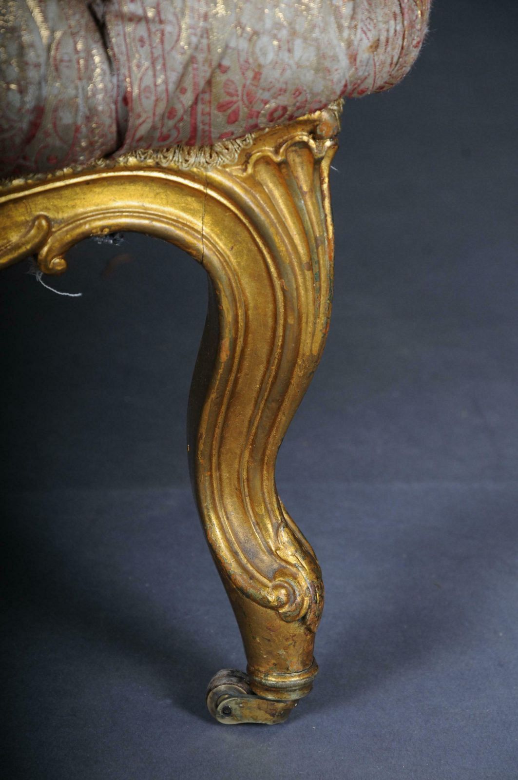 4627.0 3 French Salon Lounge Chairs From The Bellevue Palace In Berlin, Gold From 1890 photo