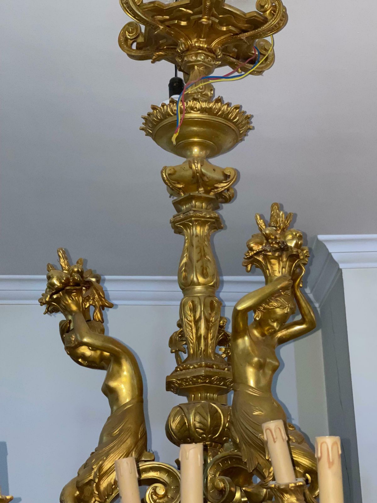 Monumental And Impressive 60 Light Gilt Chandelier, Paris ''1320 Lbs'' photo vinterior