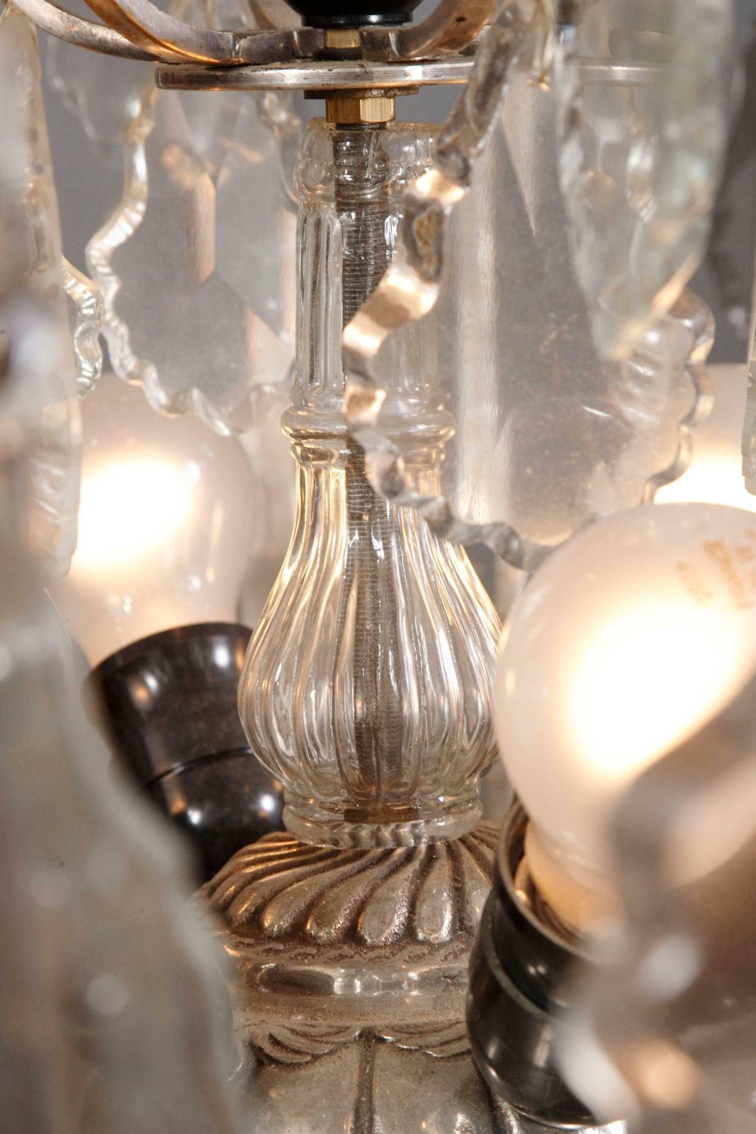 20th Century French Curved Light Arms Chandelier photo 5160.0