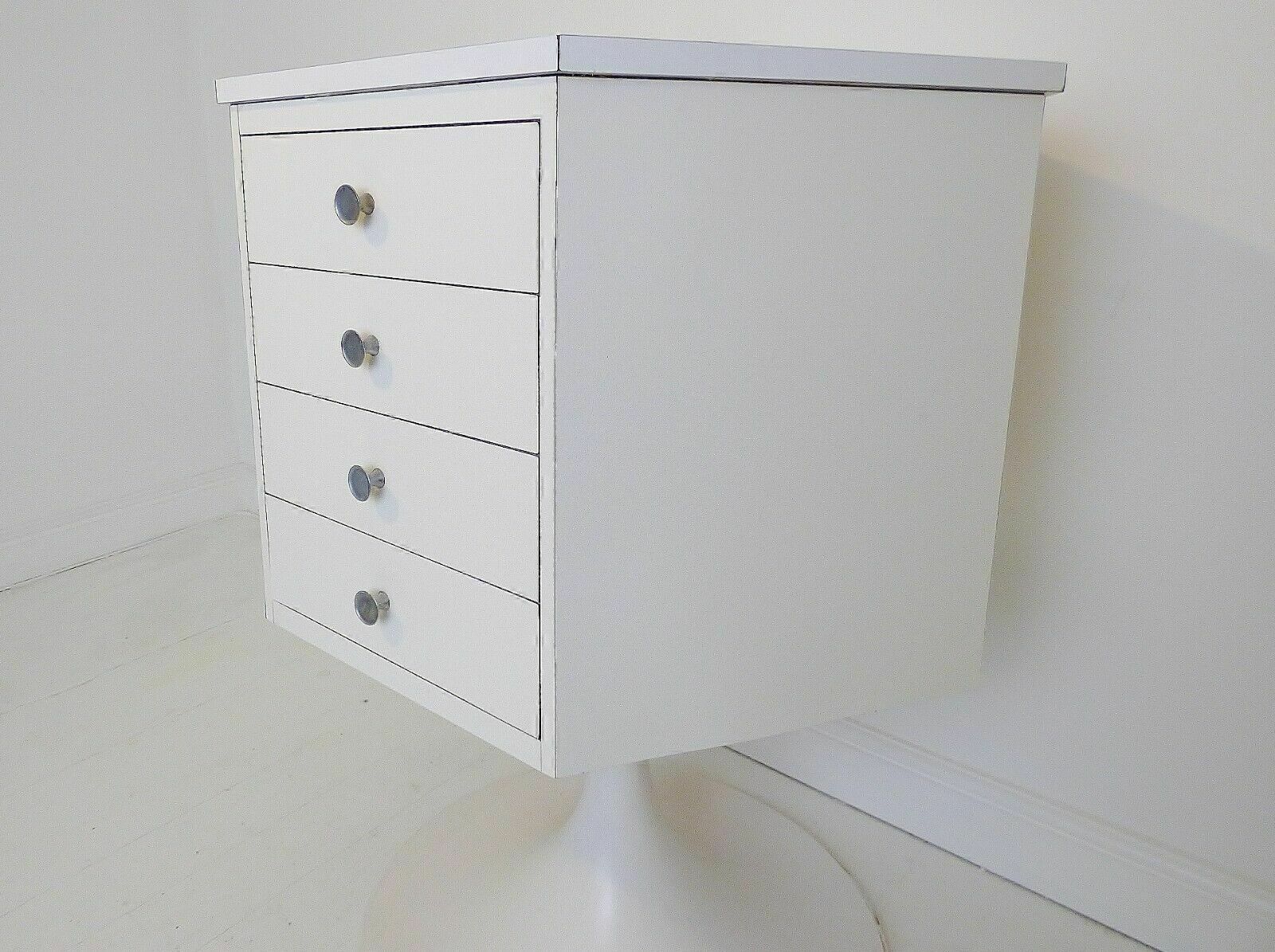 Stunning Vintage Space Age Hexagonal Tulip Chest Of Drawers photo Furniture