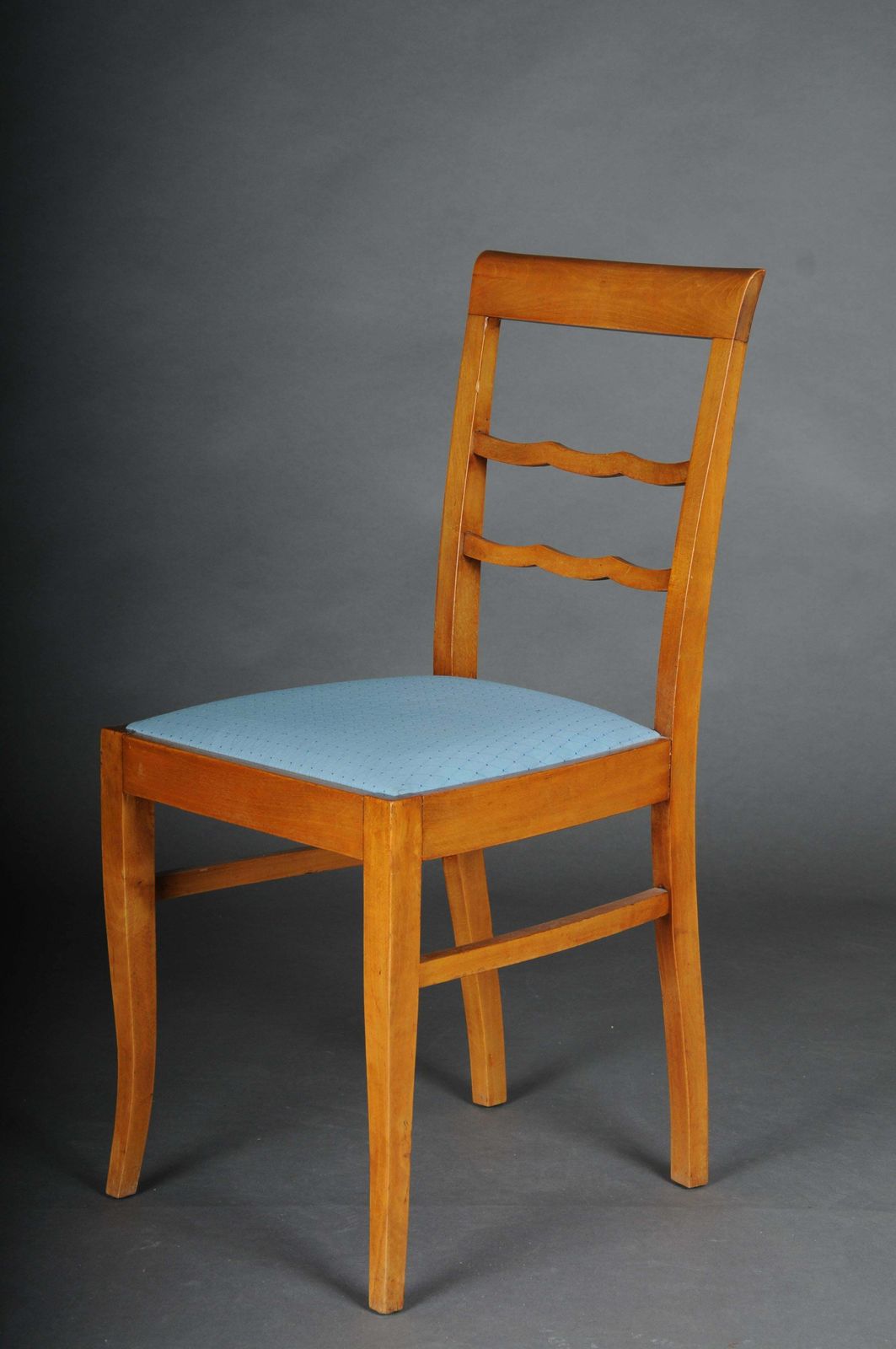 photo vintage 20th Century Set Of 4 Biedermeier/Art Deco Chairs, Birch