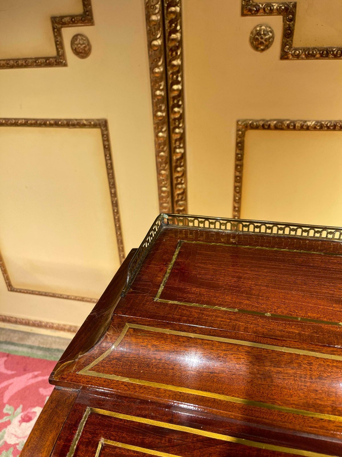 Unique French Roll Up Secretary/Desk In The Transition Style From Around 1890 photo Furniture