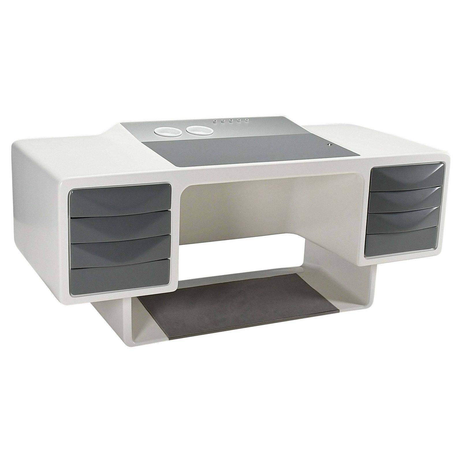 Rare Fibreglass Directors Desk By Ernest Igl For Wilhelm Werndl, 1970s