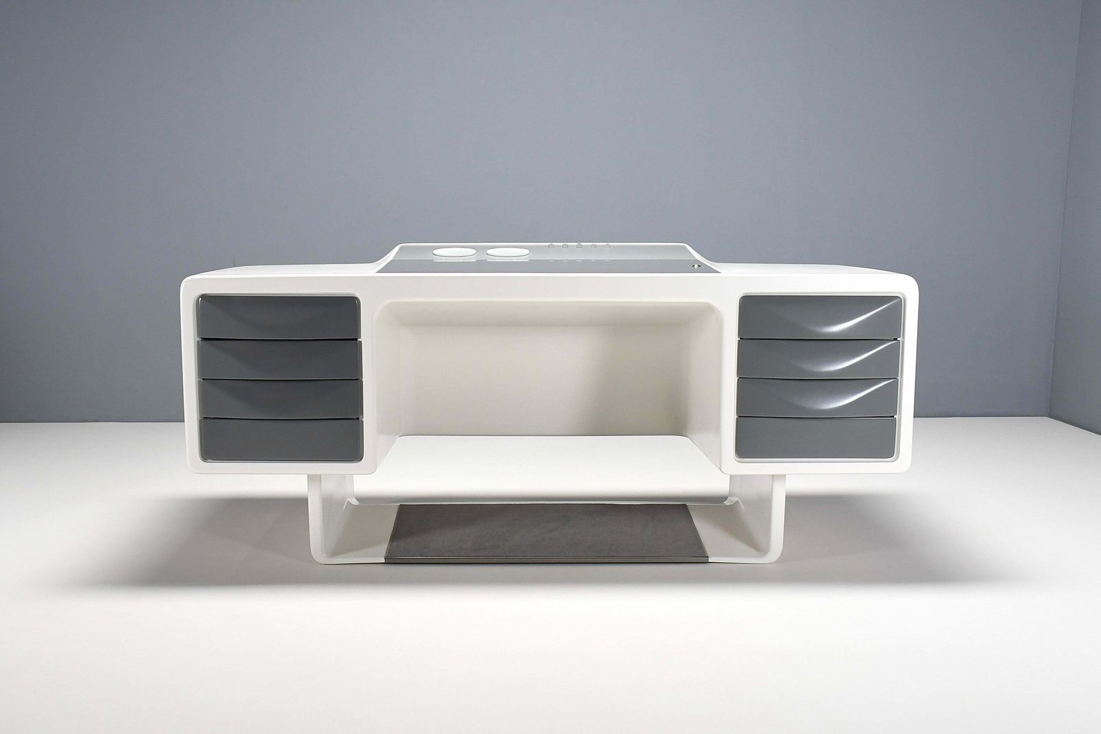 Rare Fibreglass Directors Desk By Ernest Igl For Wilhelm Werndl, 1970s photo 26203.68