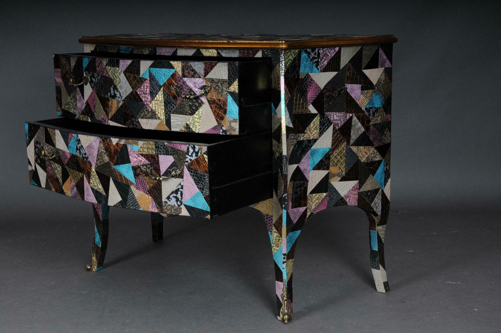 Fancy Modern Designer Chest Of Drawers In Baroque Style photo vintage