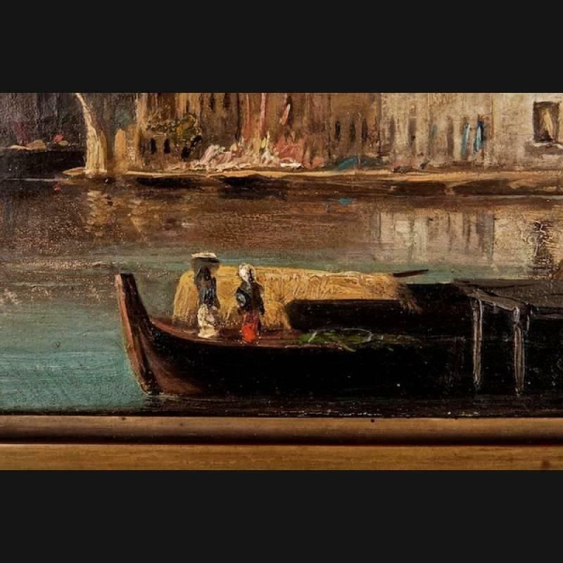 19th Century Romantic Style Oil Painting Summer / P. Svedomsky / Russian Painter photo Art