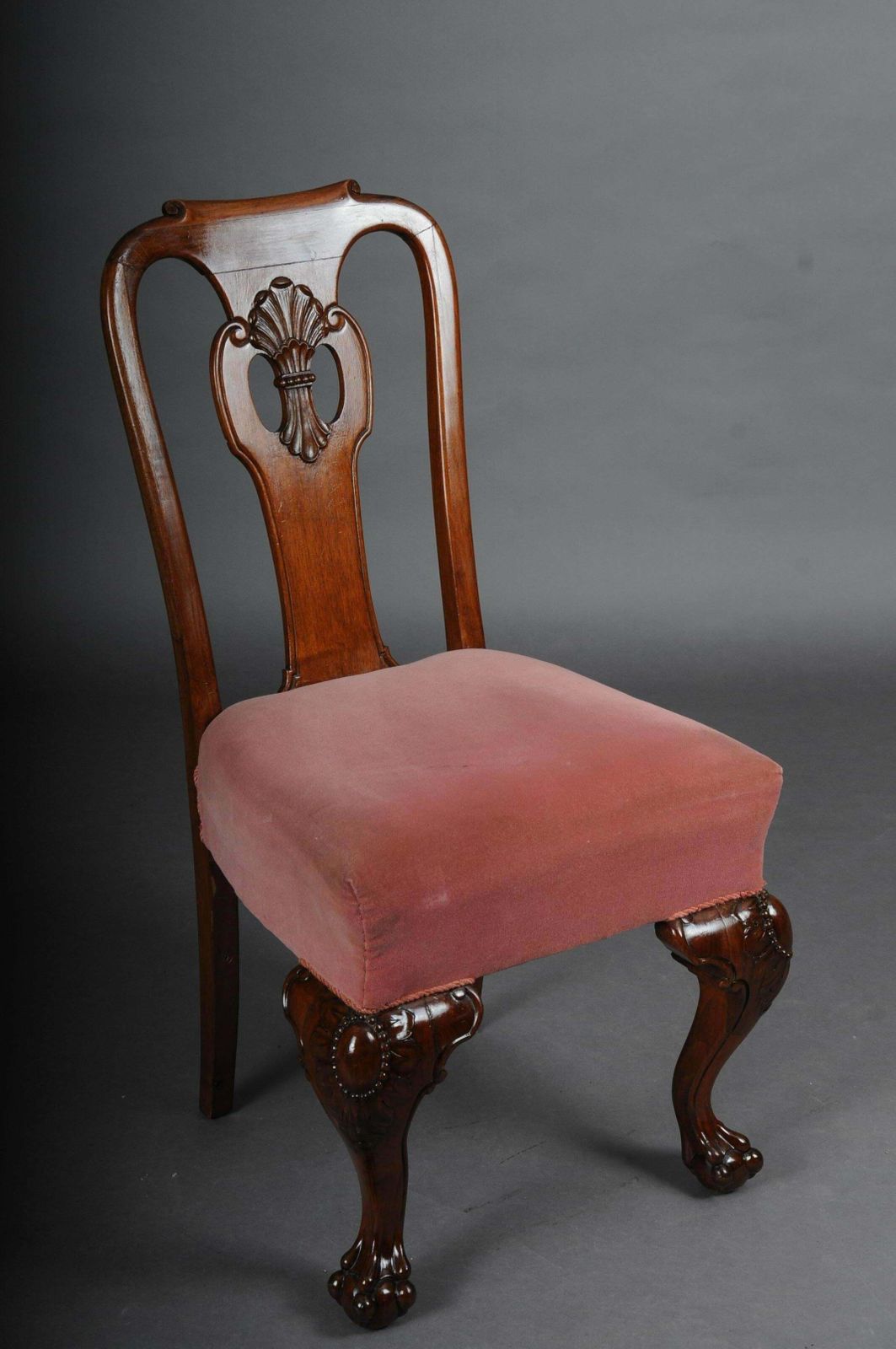 Beautiful Set Of 4 English Baroque Chairs, Circa 1880 photo vintage