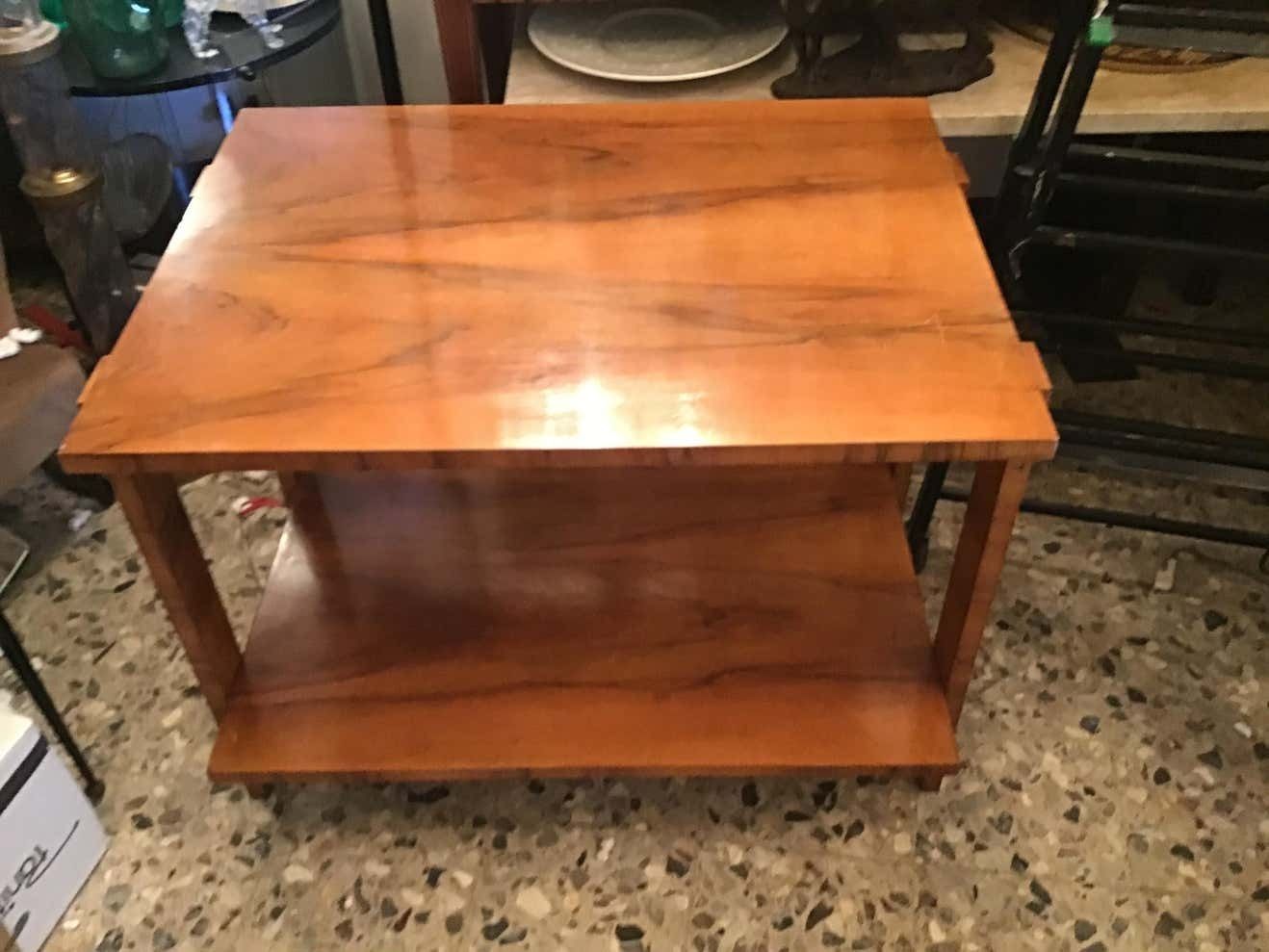 Osvaldo Borsani Coffee Table Wood 1940 Italy photo vinterior