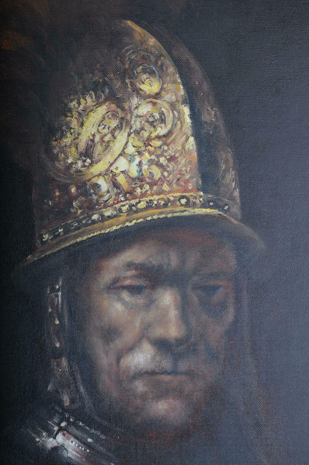 1439.0 Oil Painting "The Man In The Gold Helmet" Rembrandt Van Rijn photo