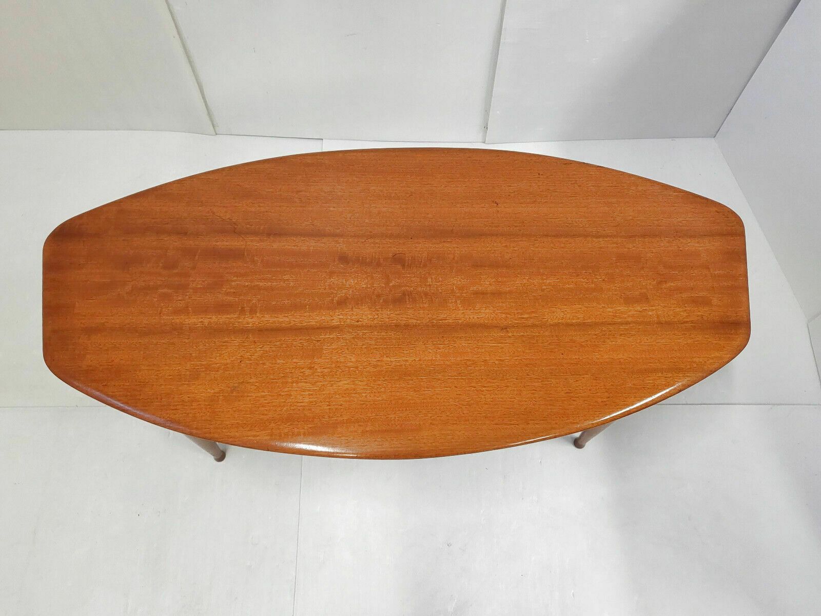 Scandinavische Salontafel 1960 Vintage Dubbel Blad Teak & Glas 60s 1960s photo Meubels
