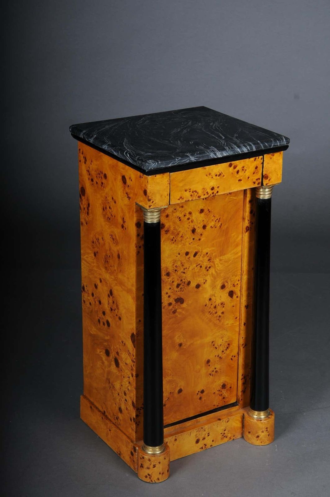 photo for sale Classic Bedside Table, Side Table In Biedermeier Style, Maple Root R