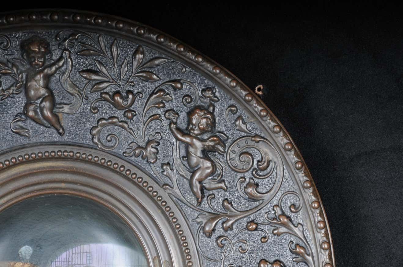 Rare Angel Relief Porcelain Painting Beer Cellar, 1890 photo vinterior