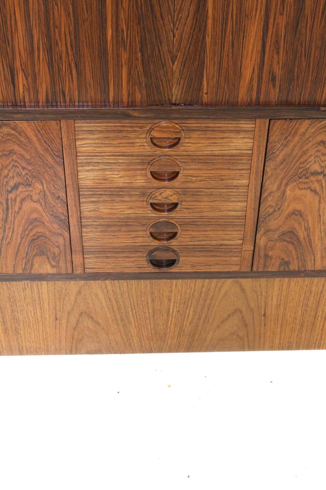 photo vinterior Xxl Vintage Rosewood Sideboard / Highboard Made In The 60s