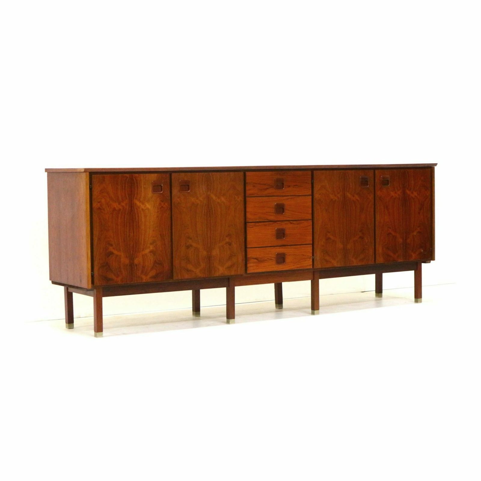 Large Exclusive Vintage Rosewood Sideboard By Topform From The 1960s