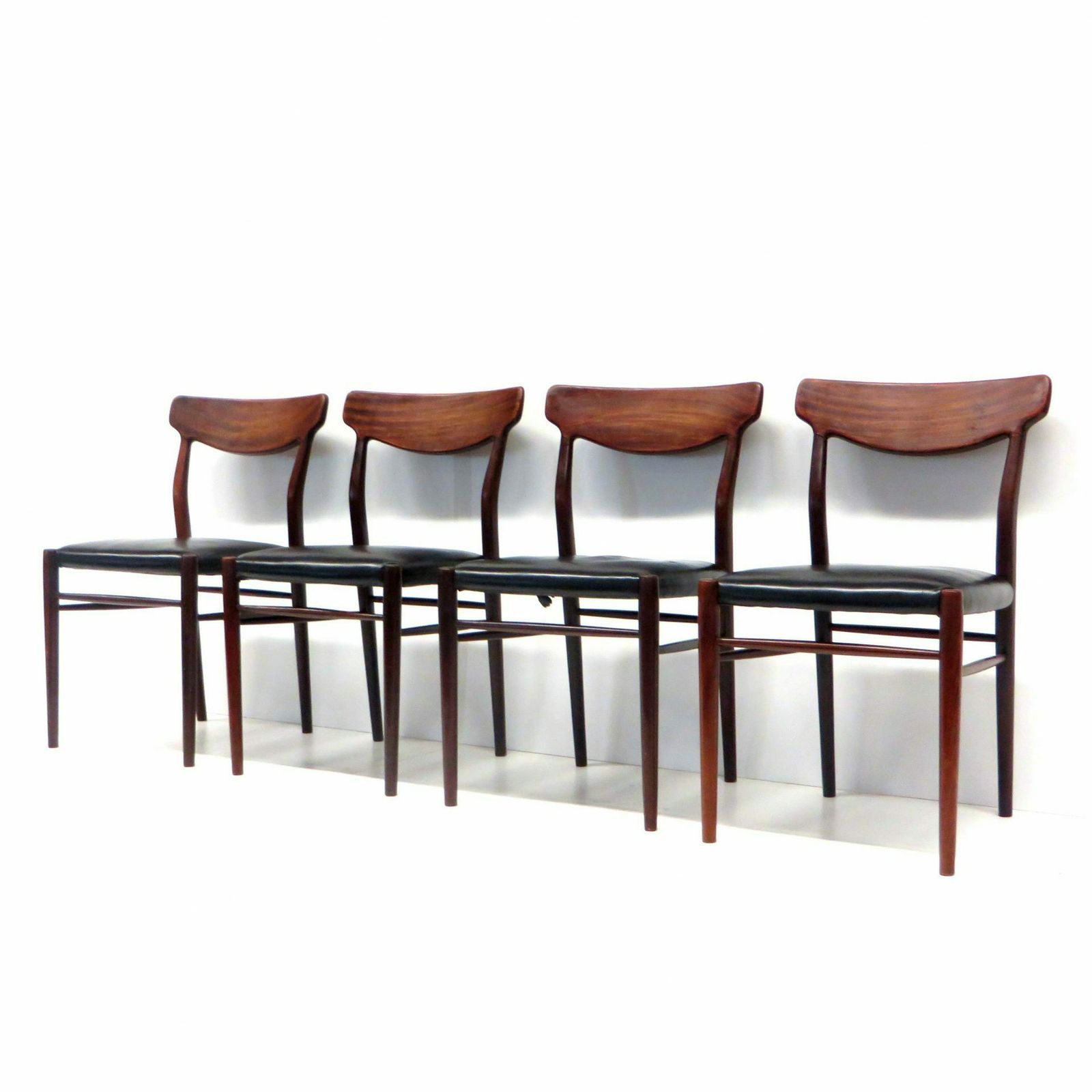 Set Of Four Danish Design Chairs By Harry østergaard From The 1960s photo vinterior