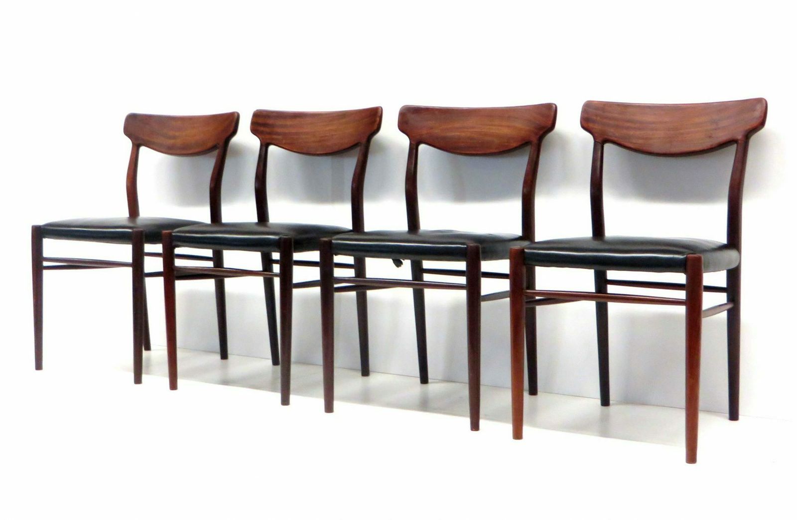 Set Of Four Danish Design Chairs By Harry østergaard From The 1960s photo buy