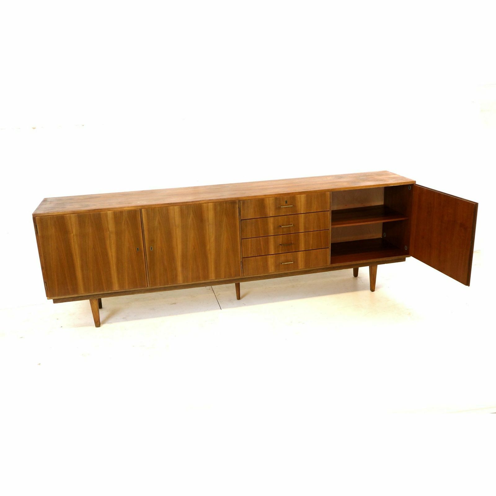 Large Vintage Sideboard With Drawers And Doors Made In The 60s photo for sale