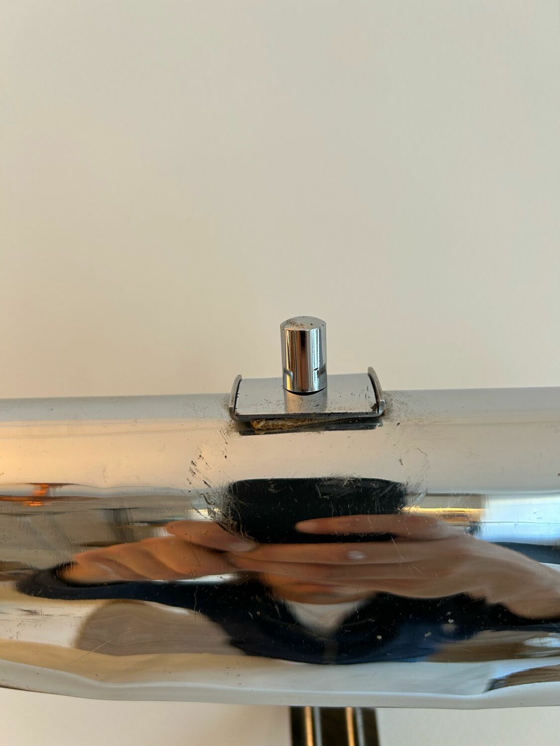 Vintage Modernist Wall Lamp To Tighten, Chromed Metal, Austria 1930 photo buy