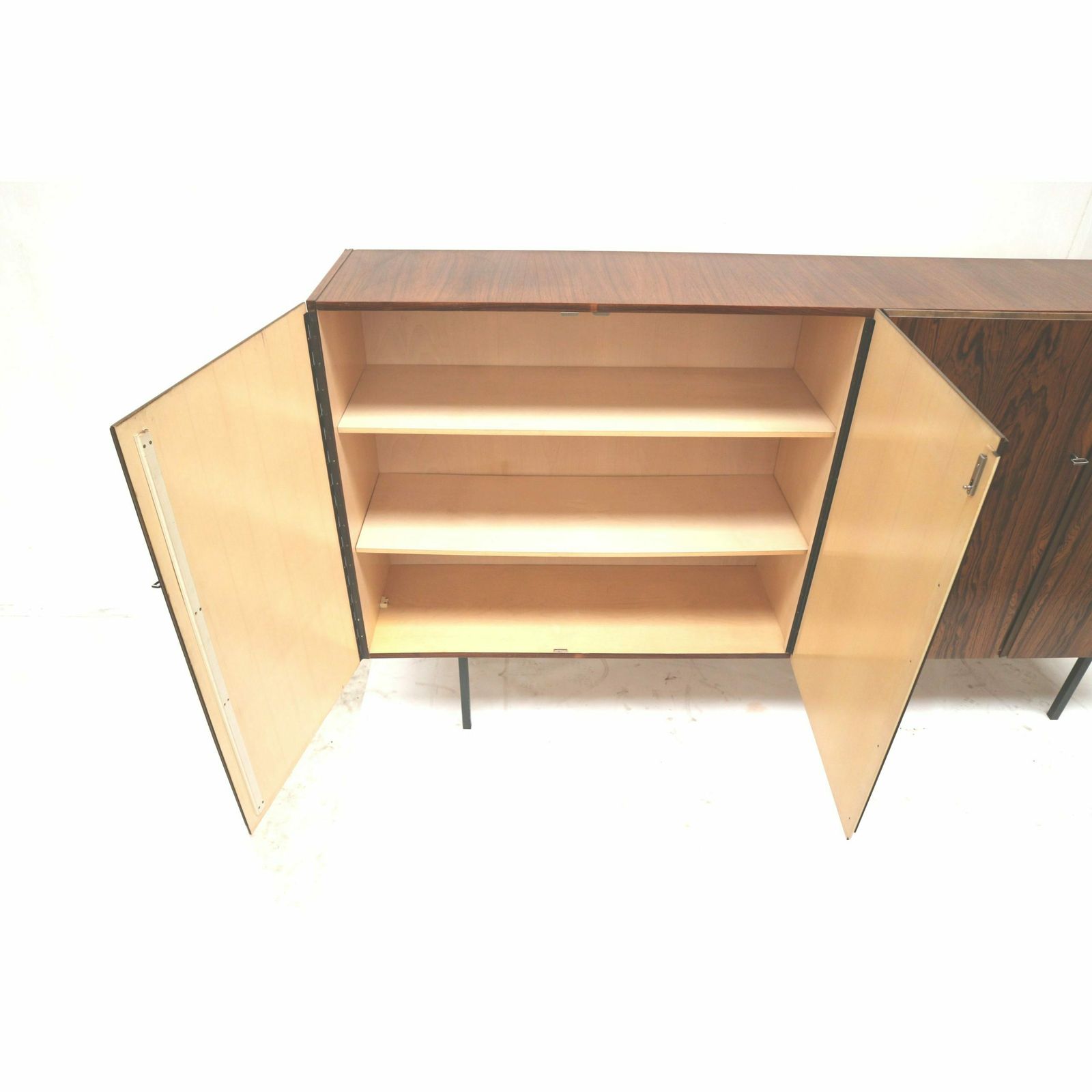 Large Vintage Rosewood Sideboard / Highboard Made In The 1960s photo for sale