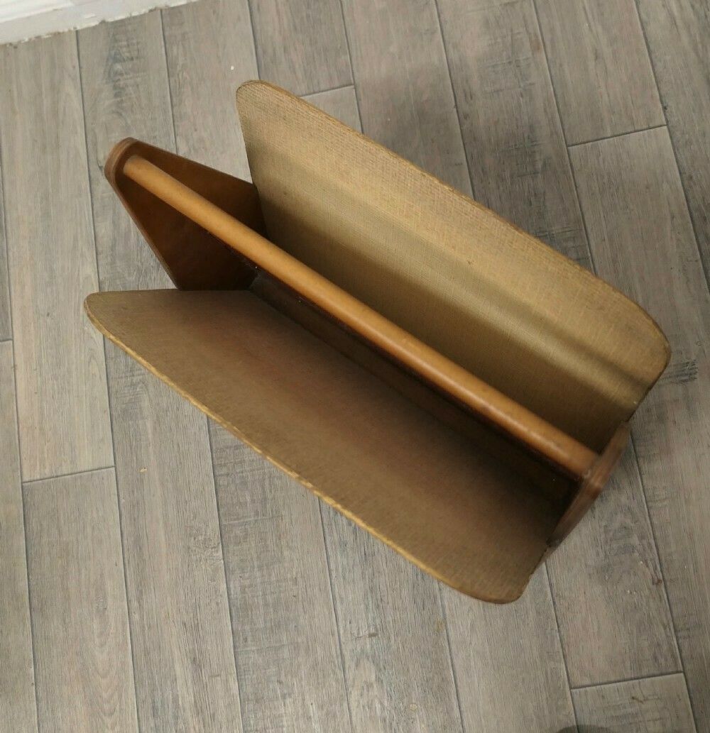 Mid Century Retro Magazine Rack photo for sale