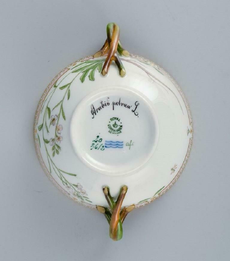 Royal Copenhagen Flora Danica Bouillon Cup With Saucer In Hand Painted Porcelain photo 1502.0
