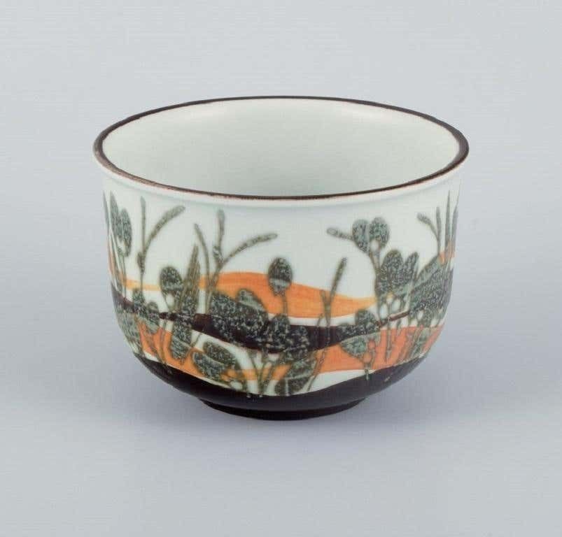 Ivan Weiss For Royal Copenhagen, Vase And Bowl In Faience, 1975 1984 photo for sale