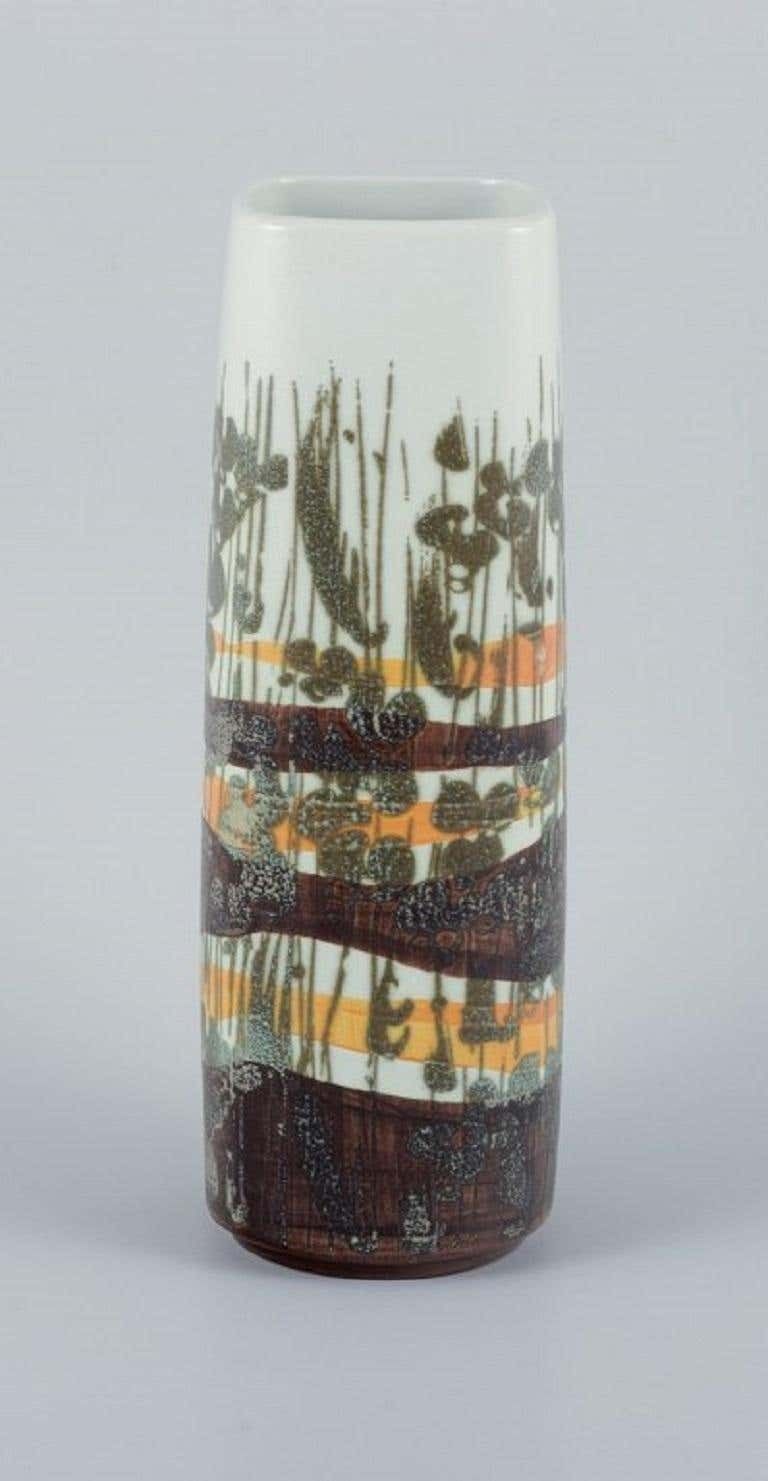 Ivan Weiss For Royal Copenhagen, Faience Vase, 1980 1984 photo furniture